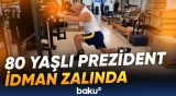 Braziliya Prezidenti 80 yaşında idman zalında belə məşq edir