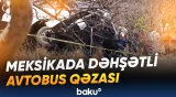 Turistləri daşıyan avtobusun aşması nəticəsində 11 nəfər öldü