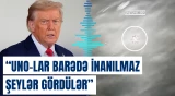Tramp: "Tezliklə UNO-larla bağlı məlumatları açıqlayacağıq"
