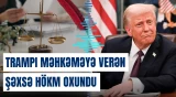 Özbəkistanda sərxoş vəziyyətdə Trampı şikayət edən şəxs cərimələndi
