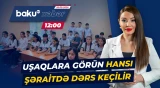 Məktəbdə valideynləri özündən çıxaran mənzərə | Masallıda şagirdlər çətin durumda - Baku TV CANLI