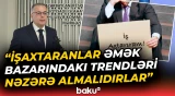 Məşğulluq strategiyası ilə bağlı növbəti tədbirlər planı təqdim olunacaq