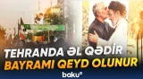 İranda sakinlər bayram yürüşünə qatılıblar