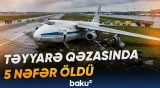 Yük təyyarəsi uçuş-enmə zolağından çıxaraq qəzaya uğrayıb
