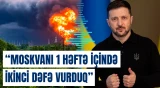 Zelenskidən Rusiyaya hücumlar barədə diqqətçəkən açıqlama