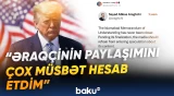 Tramp İranla müqavilənin tezliklə imzalanacağına inanır