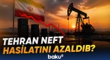 Tehran neft hasilatını azaldıb?