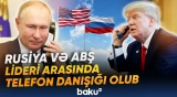Rusiya və ABŞ lideri arasında telefon danışığı olub