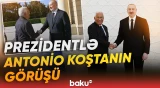 Prezident İlham Əliyevin Antonio Koşta ilə təkbətək görüşü olub