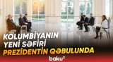 İlham Əliyev Kolumbiyanın Azərbaycanda yeni təyin olunmuş səfirini qəbul edib