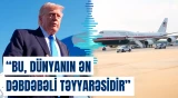 Tramp yeni təyyarəsini bəyəndi | “ABŞ beləsini hazırlaya bilməzdi”