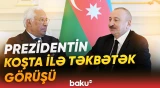 Prezident İlham Əliyev Antonio Koşta ilə təkbətək görüşdə