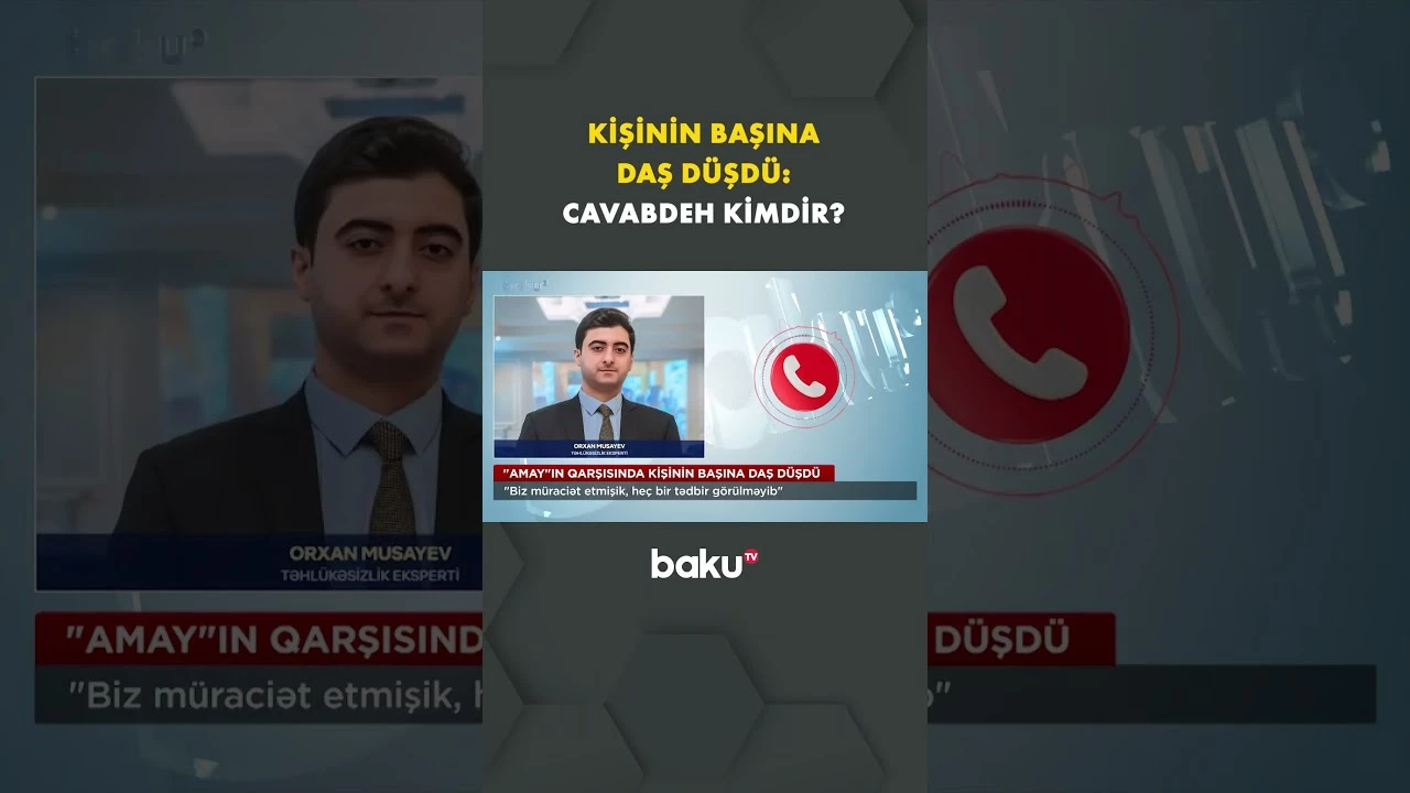 “Amay”ın qarşısında dəhşət yaşandı - Baku TV
