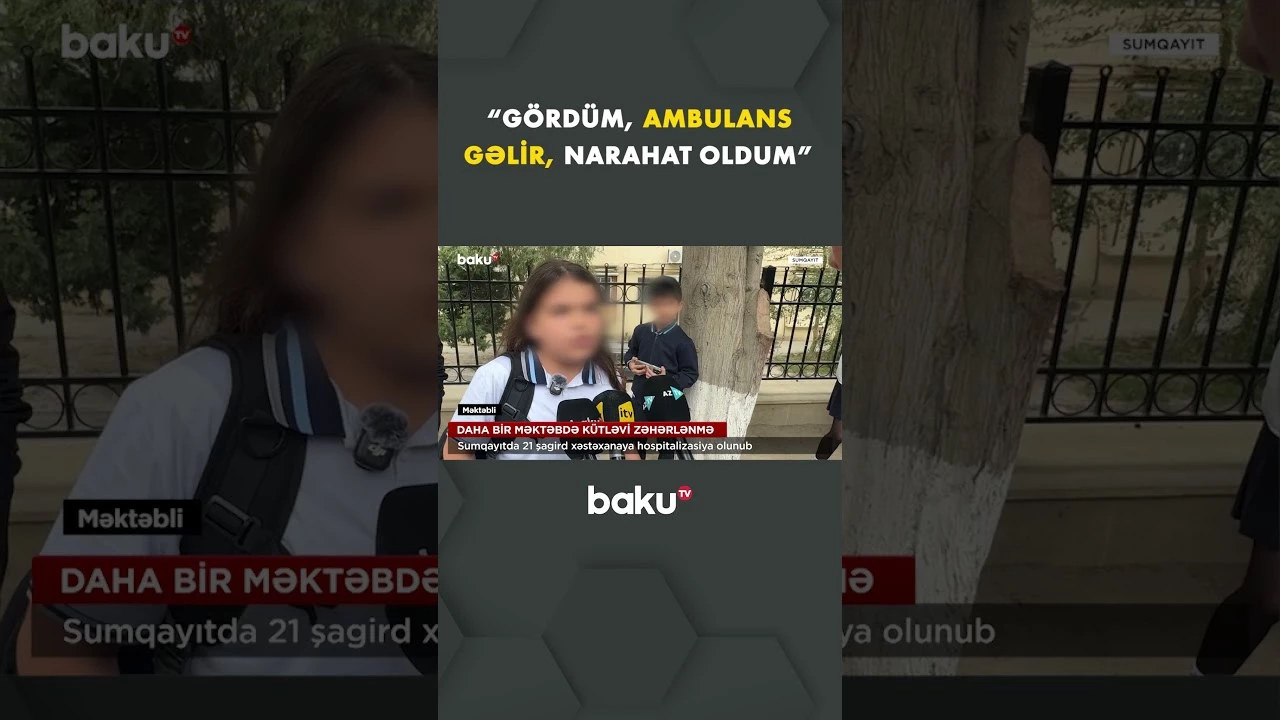 Sumqayıtda dəhşətli hadisə - Baku TV