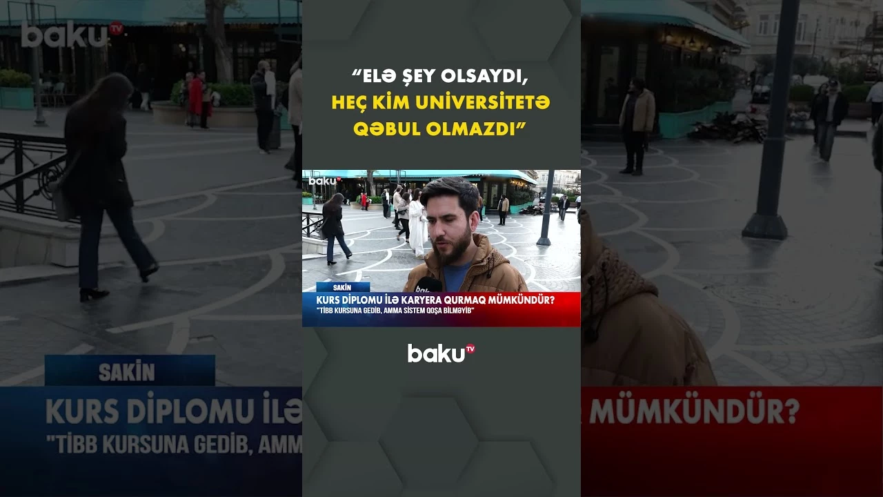 Sakinlər belə kurslardan narazıdır - Baku TV