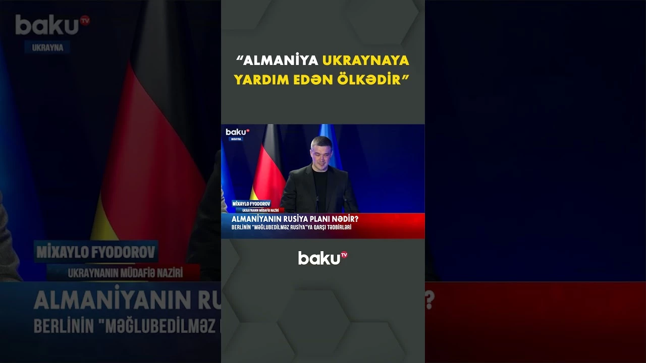 Almaniya Ukraynaya yardım edir | Rusiyaya qarşı planlar gündəmdə - Baku TV