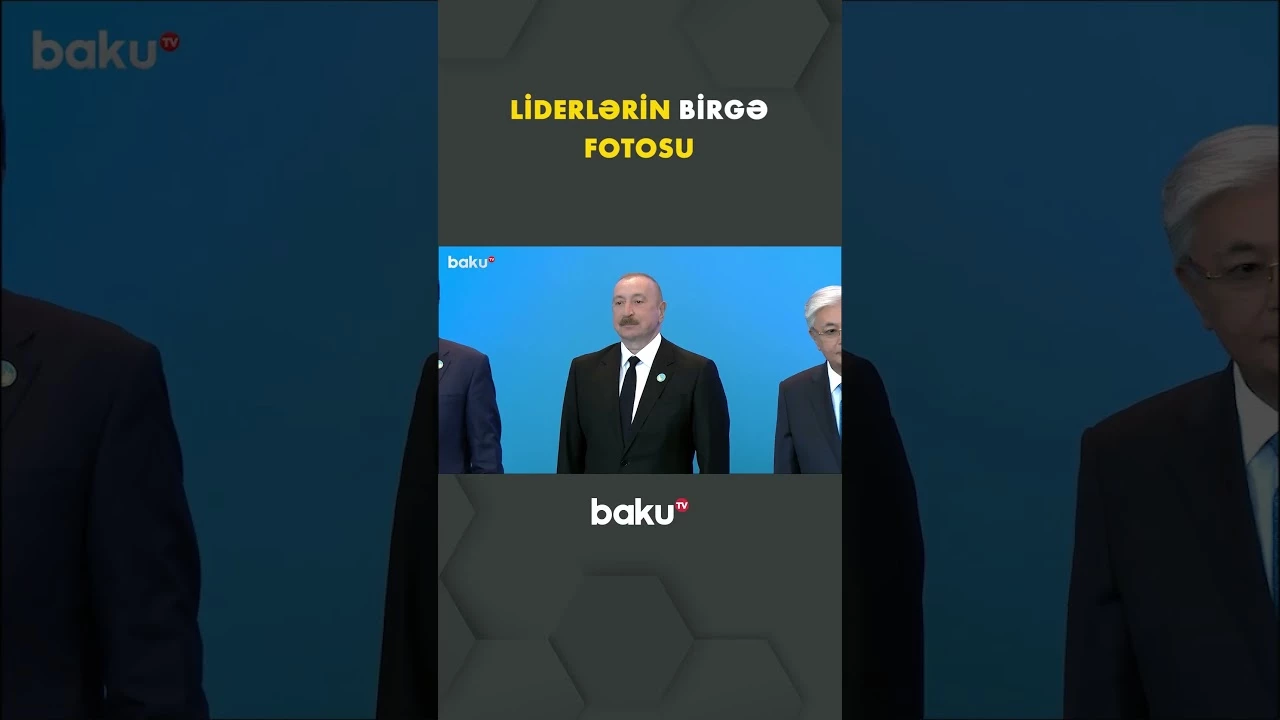 TDT-nin qeyri-rəsmi Zirvə görüşündə iştirak edən liderlər birgə foto çəkdirdilər - Baku TV