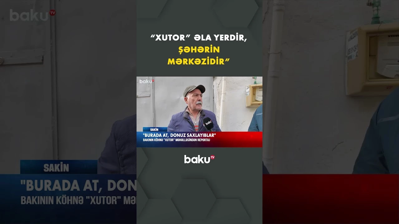 “Xutor” sakini Baku TV-yə danışdı - Baku TV