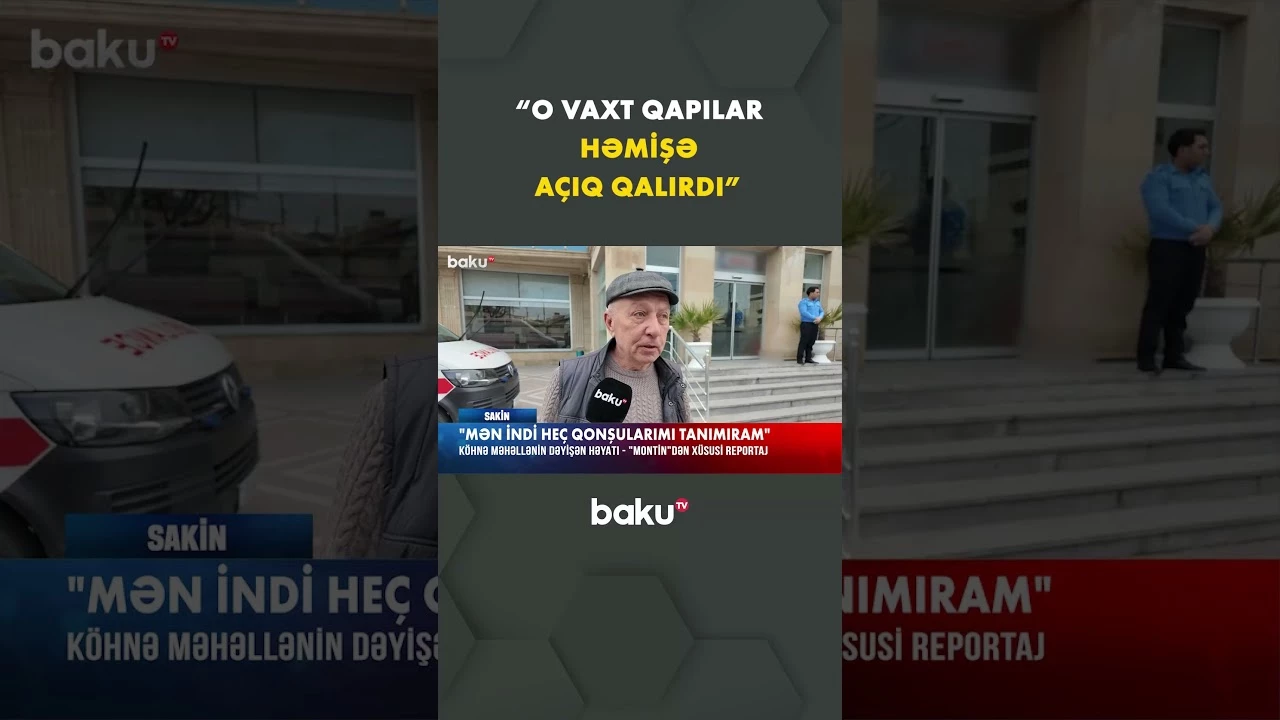 "Burada qapısı bağlı ev olmayıb" | "Montin" sakini- Baku TV