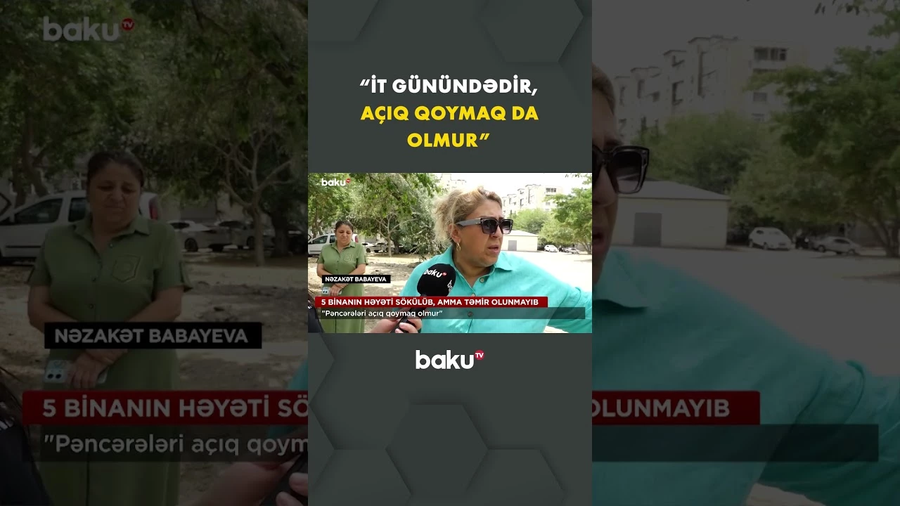 Sakinləri təngə gətirən hadisə - Baku TV