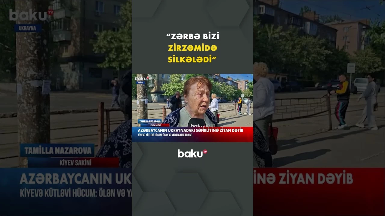 "Bütün sakinlər qorxu içində idi, səhərə qədər sığınacaqda qaldıq" - Baku TV
