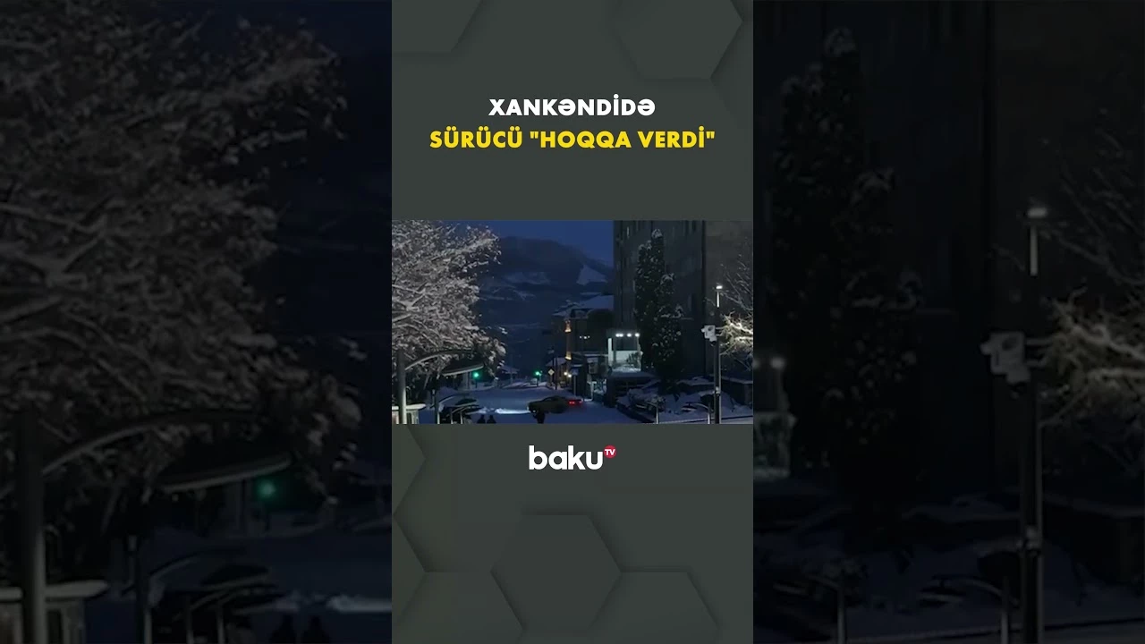 Xankəndidə avtoxuliqanlıq edən şəxs həbs edildi - Baku TV