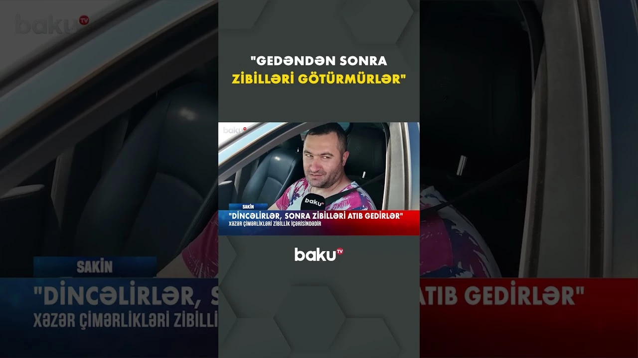 "Özüm görmüşəm ki..." | Zibilləri atıb gedənlər kimlərdir? - Baku TV