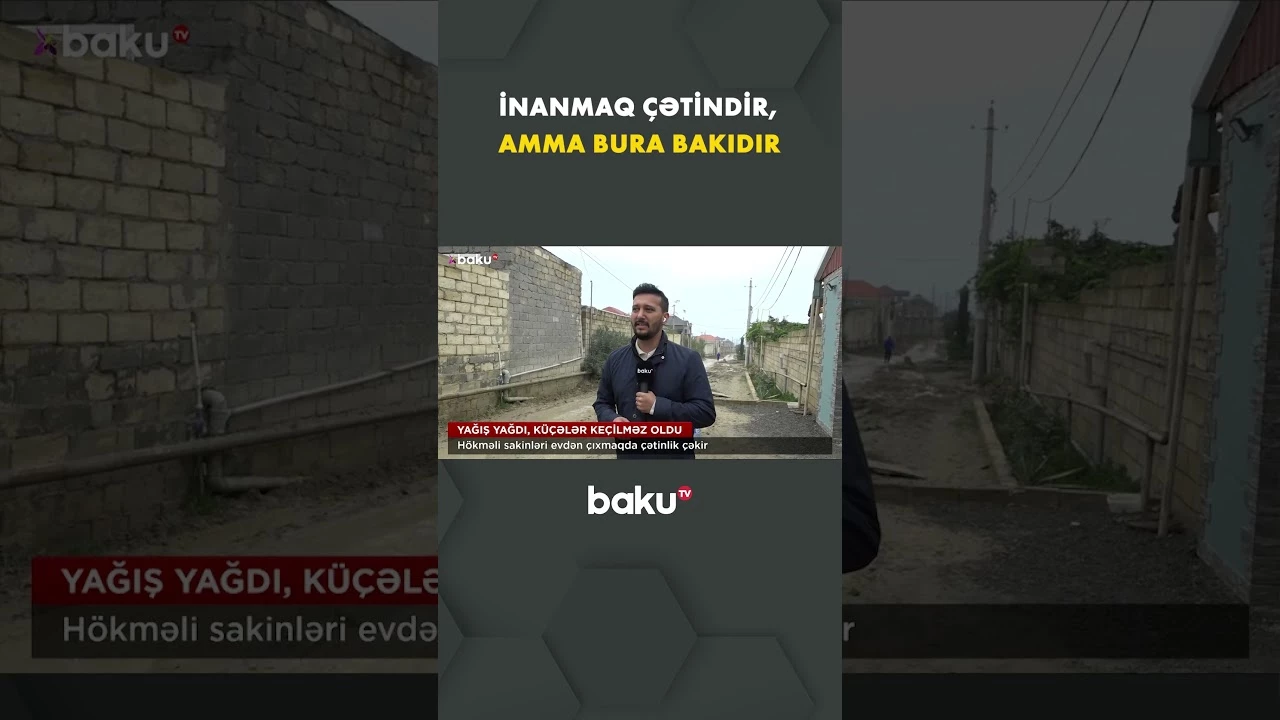 Bura hansısa kənd deyil, Bakının içində bir yerdir - Baku TV