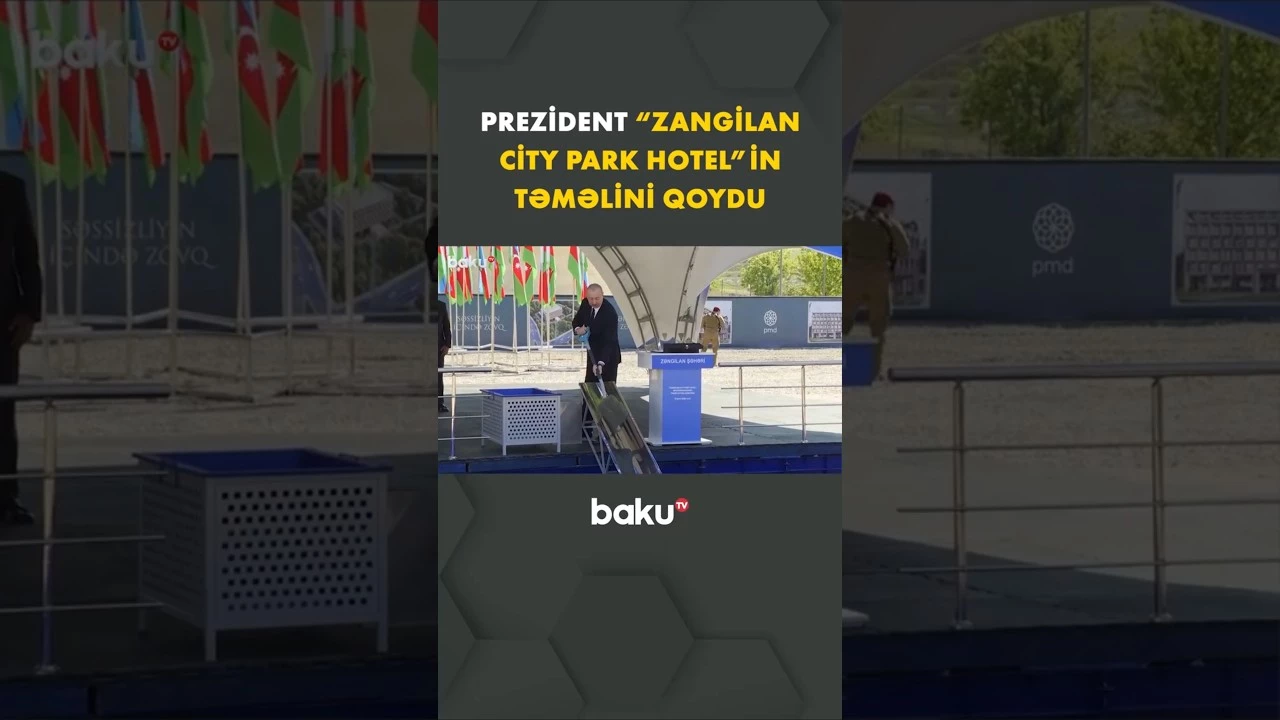 İlham Əliyev Zəngilanda görülmüş işlərlə tanış oldu - Baku TV