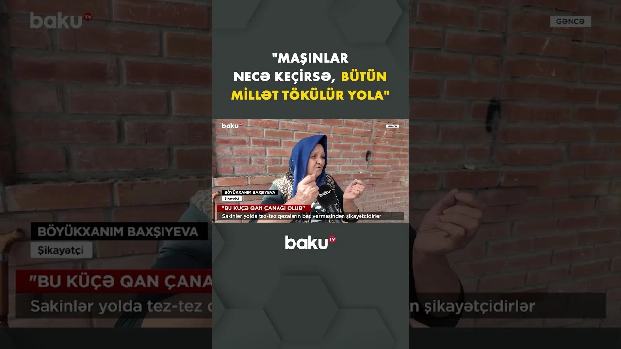 "Maşınlar necə keçirsə, bütün millət tökülür yola" - Baku TV