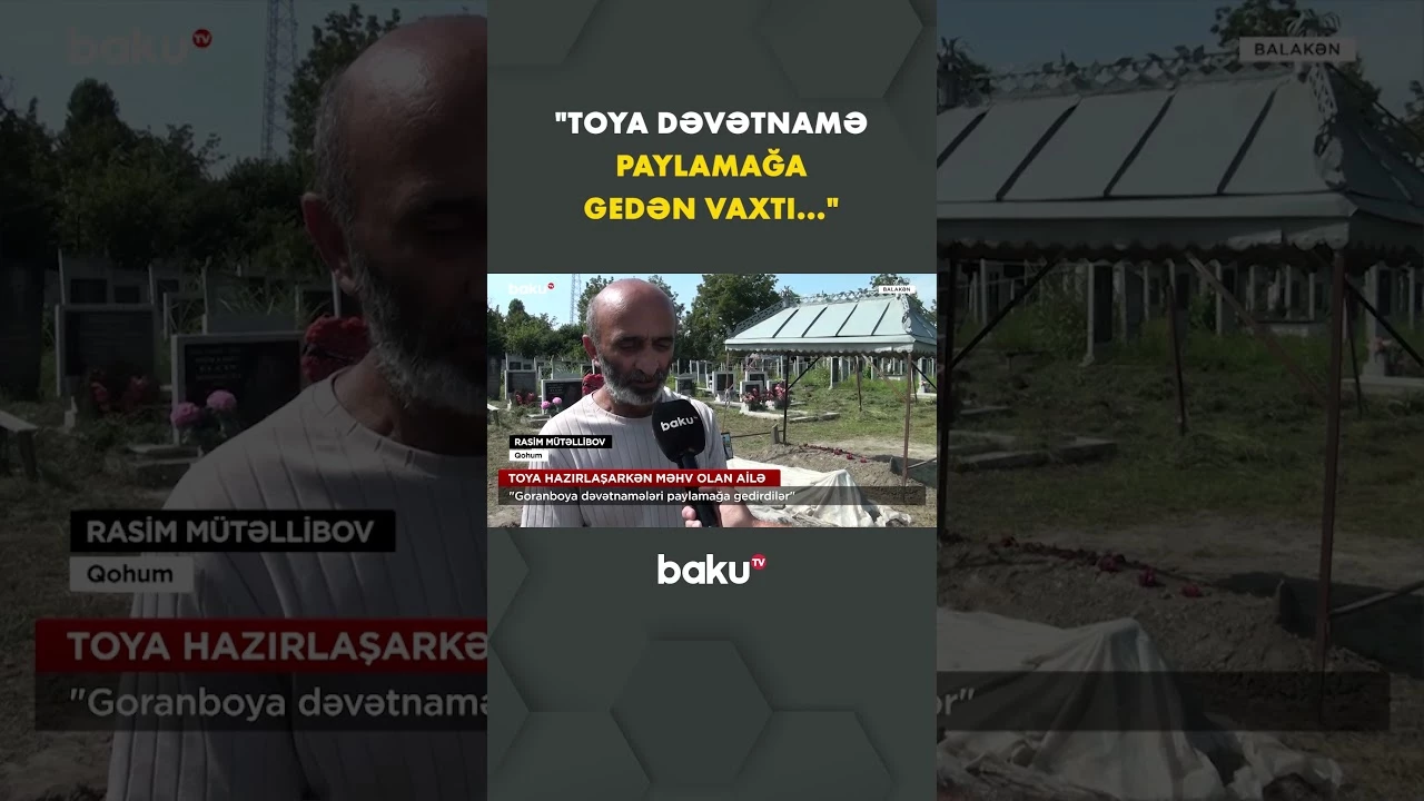 "Çağırmağa gedən vaxtı..." | Bir ailənin məhv olduğu ağır qəza - Baku TV