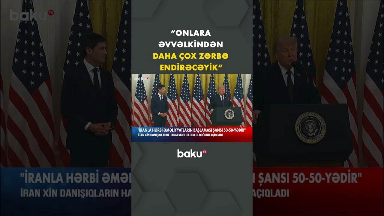 Trampdan sərt çıxış | Tehran ABŞ-la danışıqların gedişatını açıqladı - Baku TV