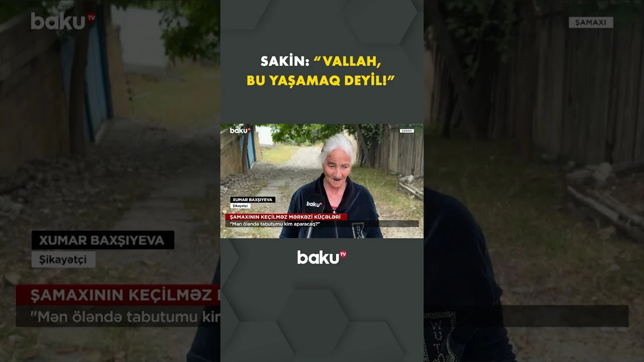 Şamaxıda yollar iflic oldu - Baku TV