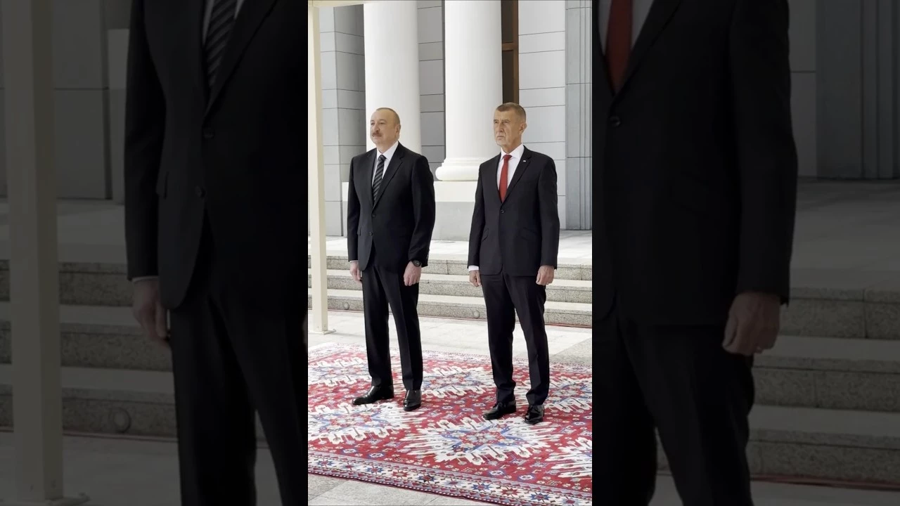 Qəbələdə Çexiyanın Baş naziri Andrey Babişin rəsmi qarşılanma mərasimi olub - Baku TV