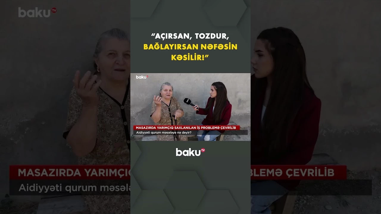 Masazır sakinlərinin həll edilməyən problemi - Baku TV