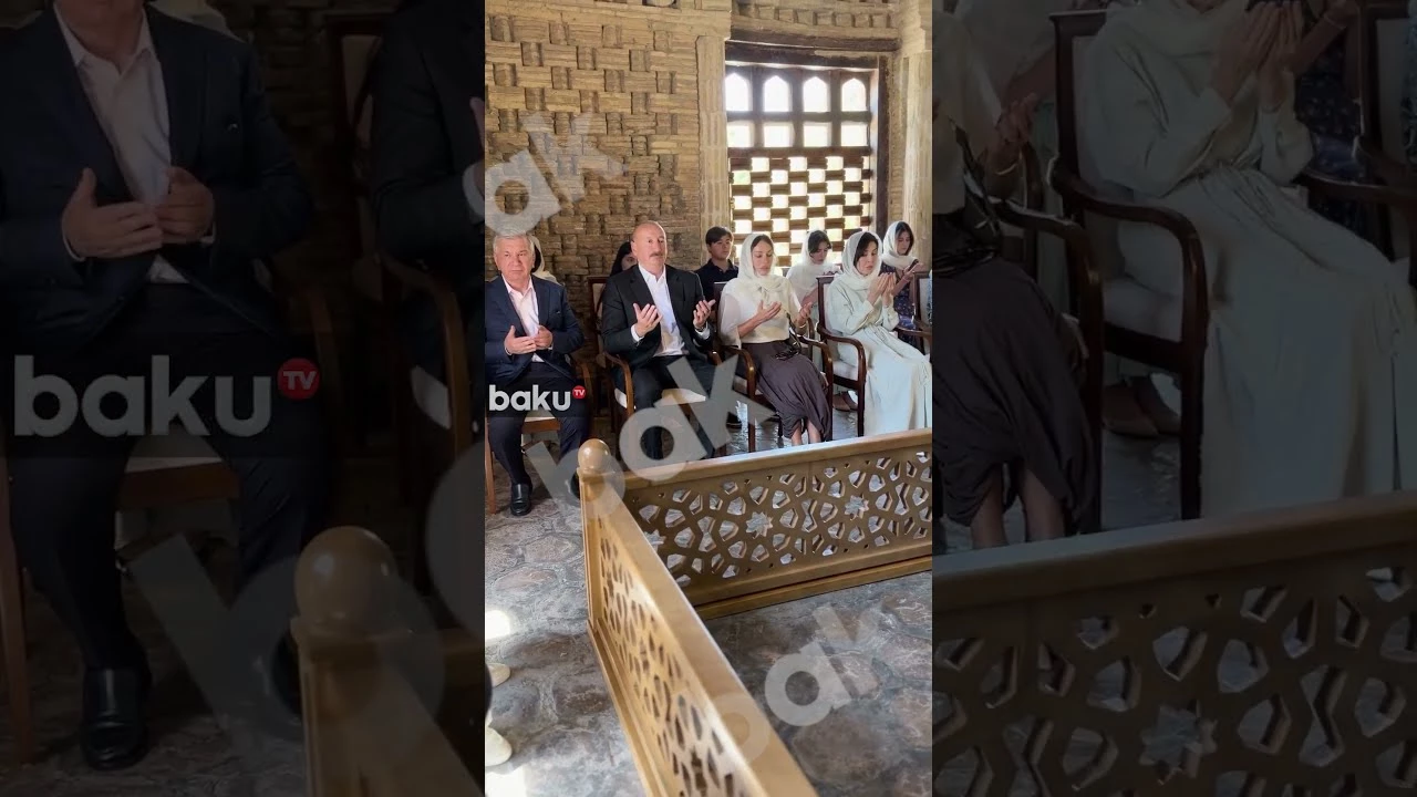 Prezident və birinci xanım Buxarada İsmayıl Samani türbəsi ilə tanış oldular - Baku TV