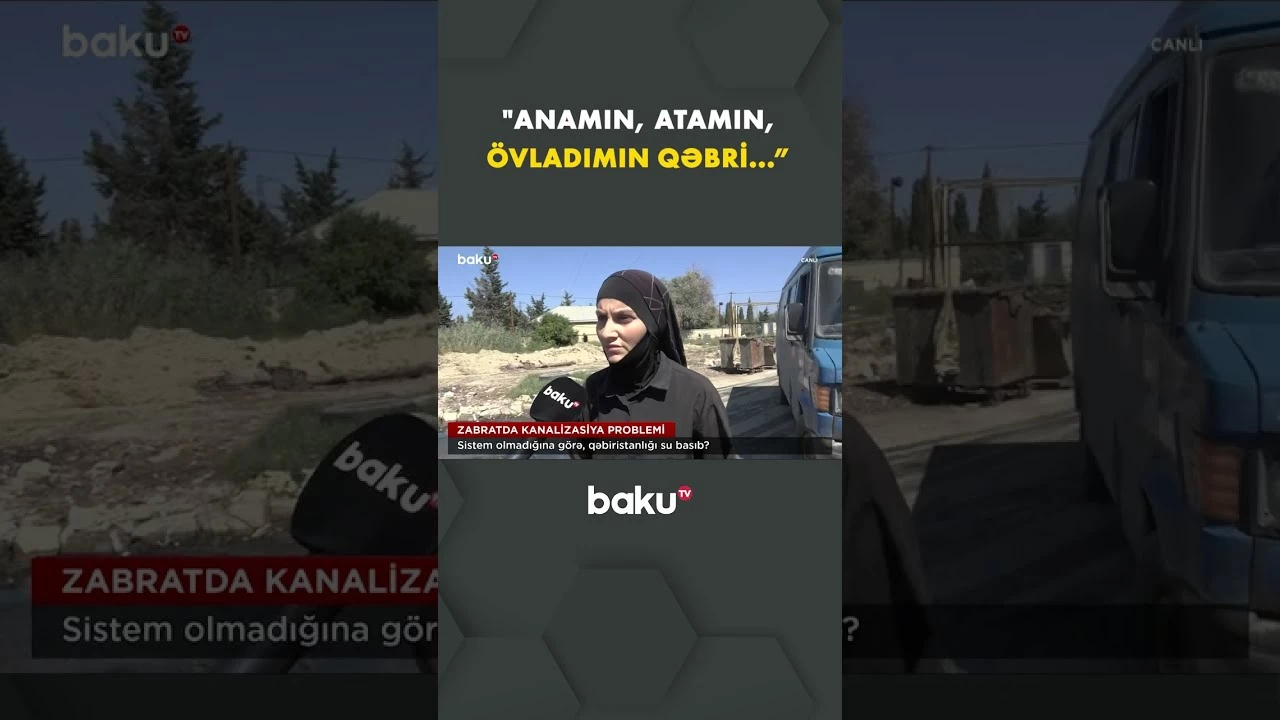 Zabratda dəhşətə gətirən mənzərə - Baku TV