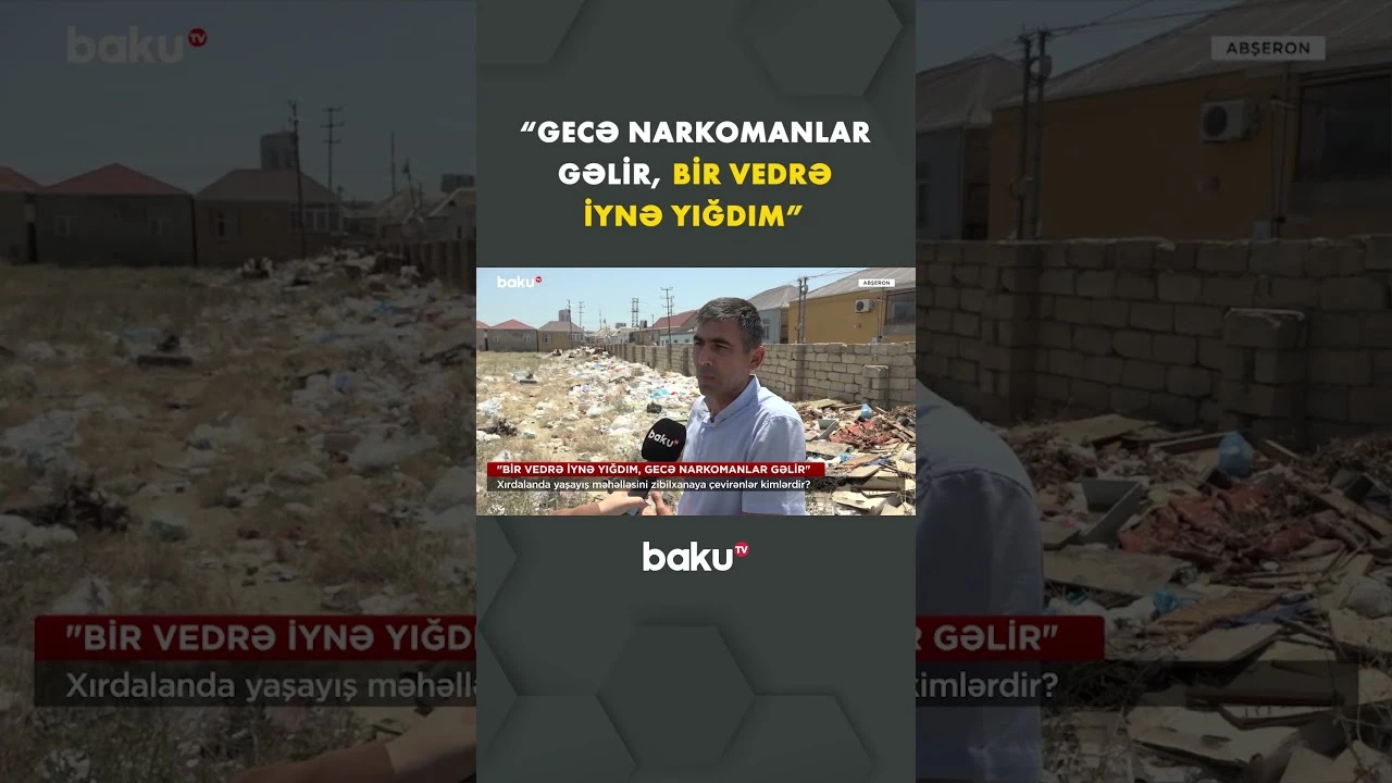 Xırdalanda qorxulu vəziyyət - Baku TV