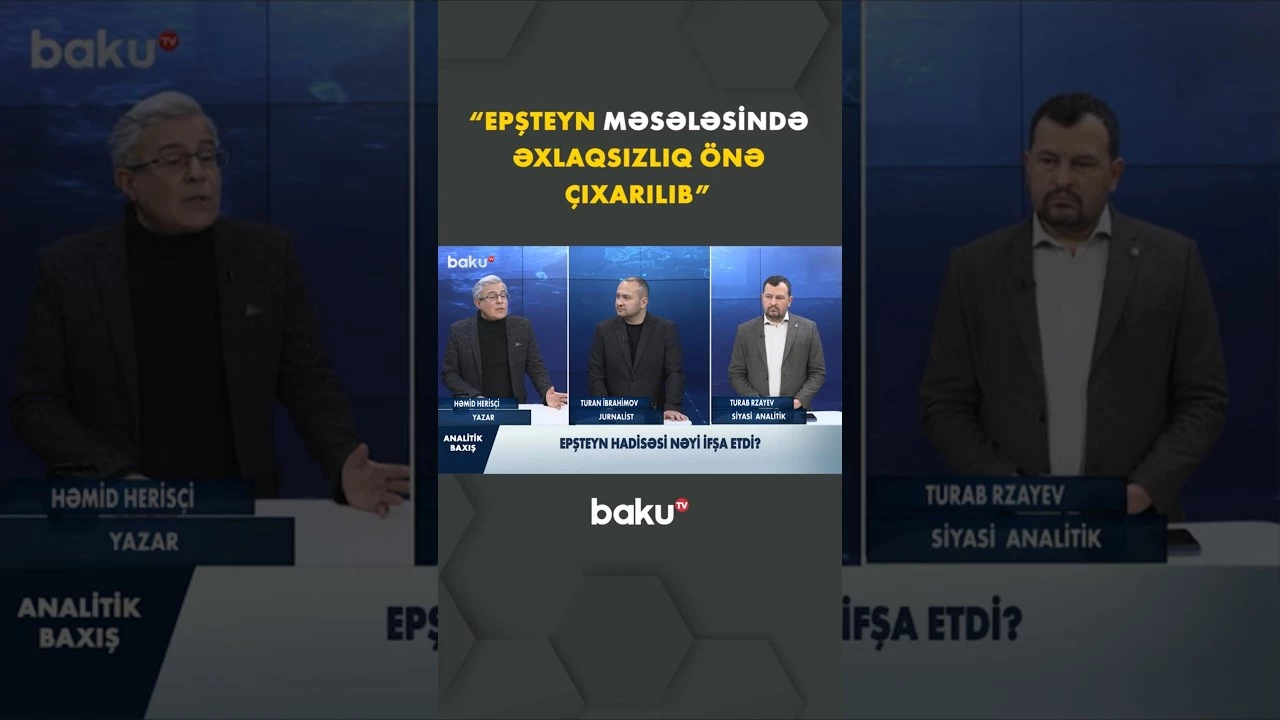Həmid Herisçi Epşteyn məsələsindən danışdı - Baku TV