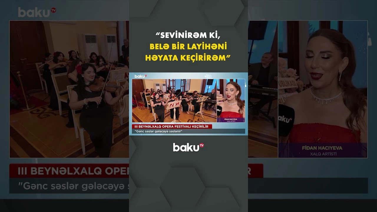 Fidan Hacıyeva 50 yaşını III Beynəlxalq Opera Festivalı ilə qarşılayır - Baku TV