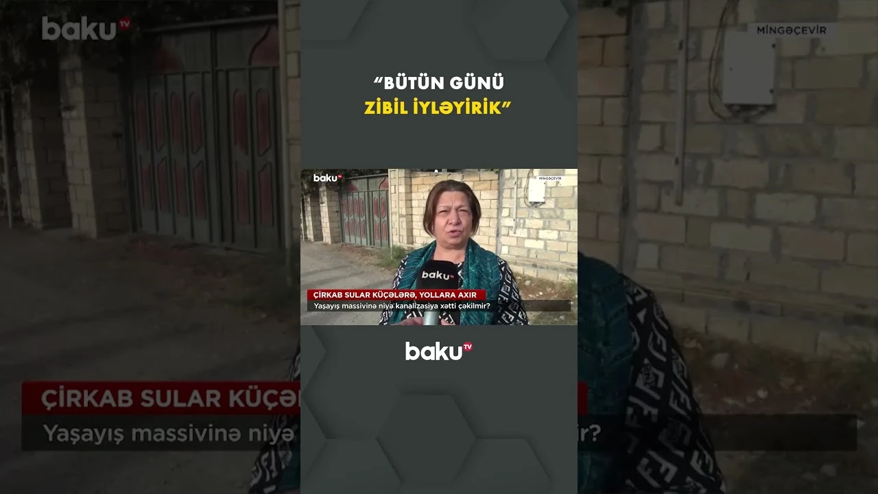 Bu ünvanda sakinlərin narazılığı necə həll olunacaq? - Baku TV