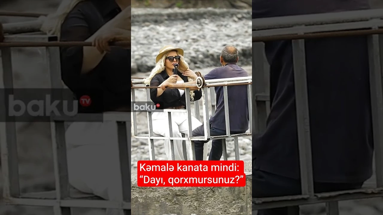 Kəmalə kanata mindi: “Dayı, qorxmursunuz?” - Baku TV