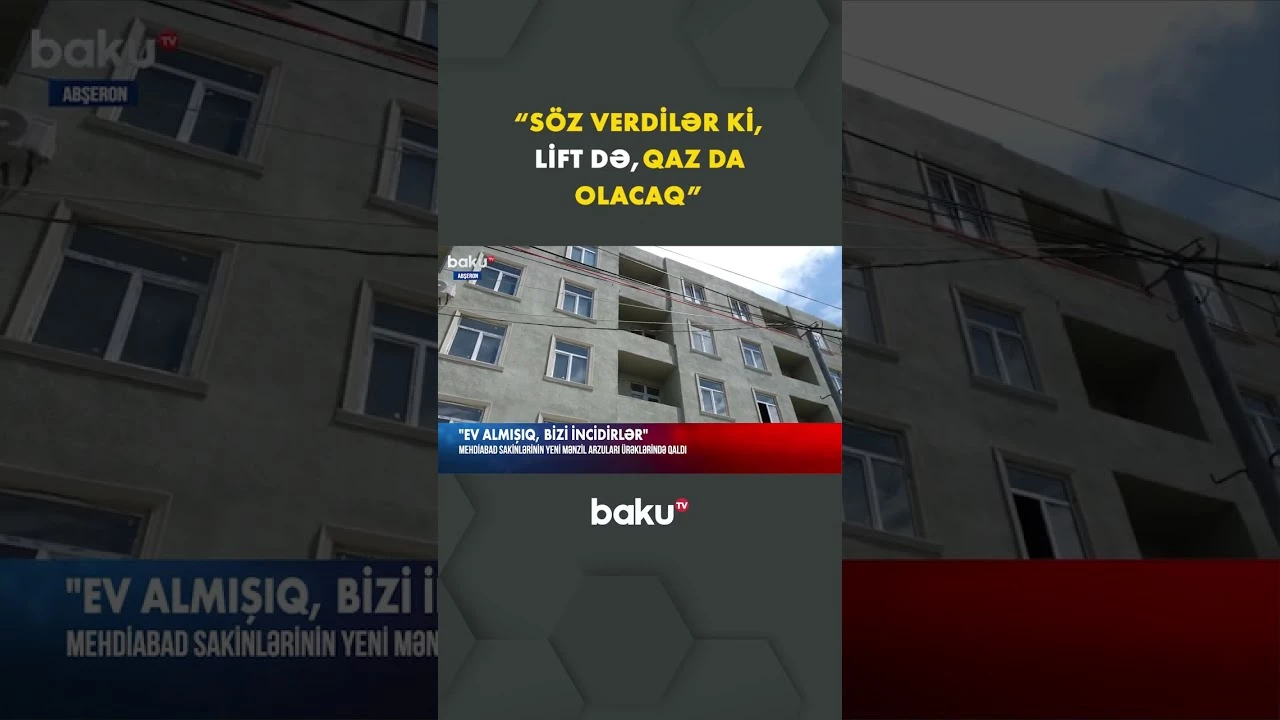 Mehdiabadda mənzil qalmaqalı - Baku TV