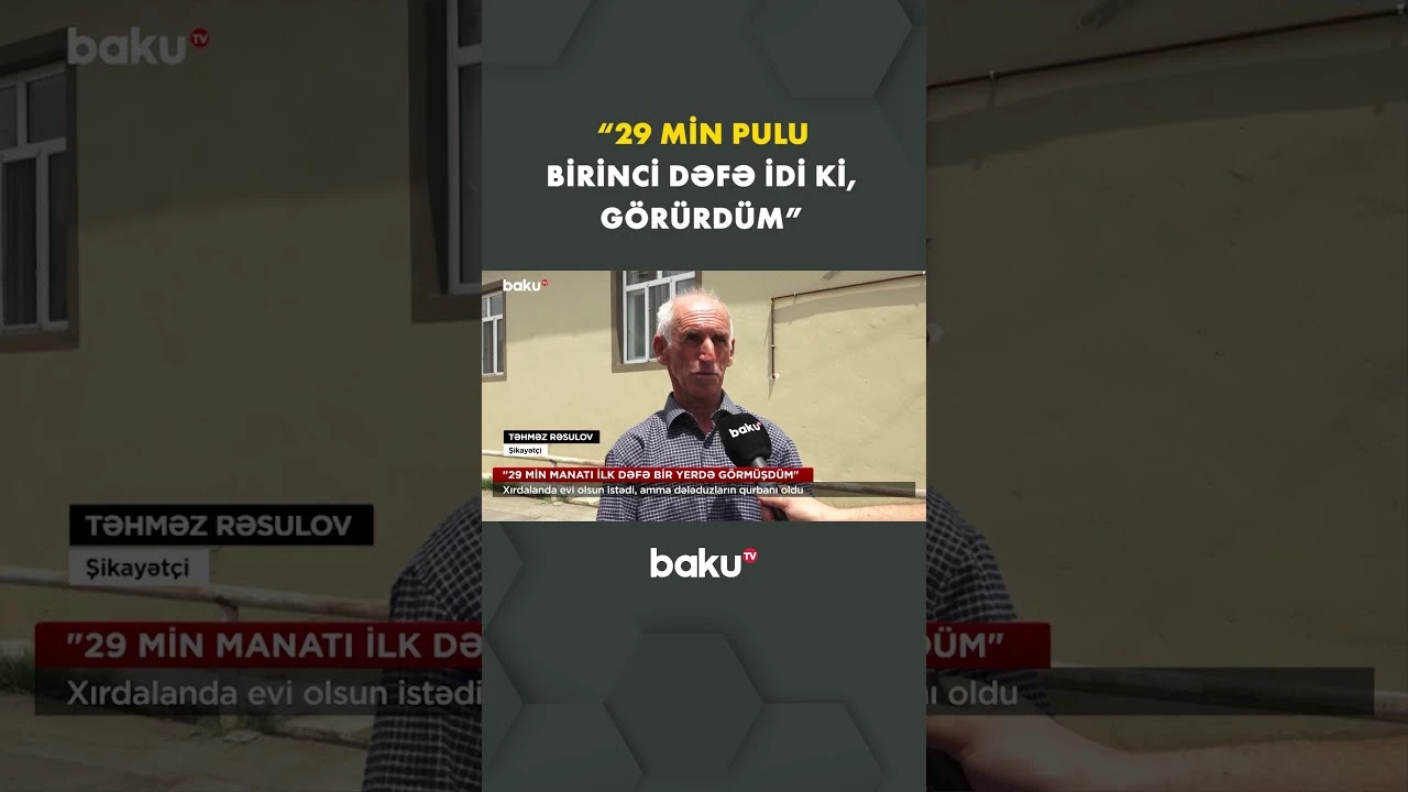 Xırdalanda ev arzusu dələduzluqla bitdi - Baku TV