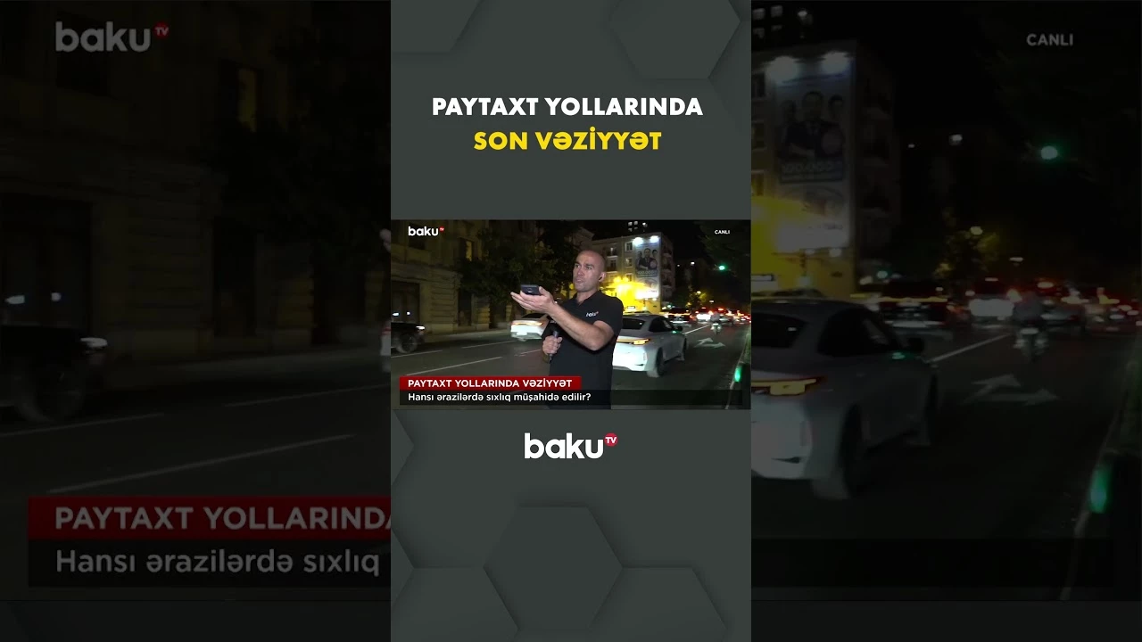 Bakının hansı ərazilərində sıxlıq müşahidə edilir? - Baku TV