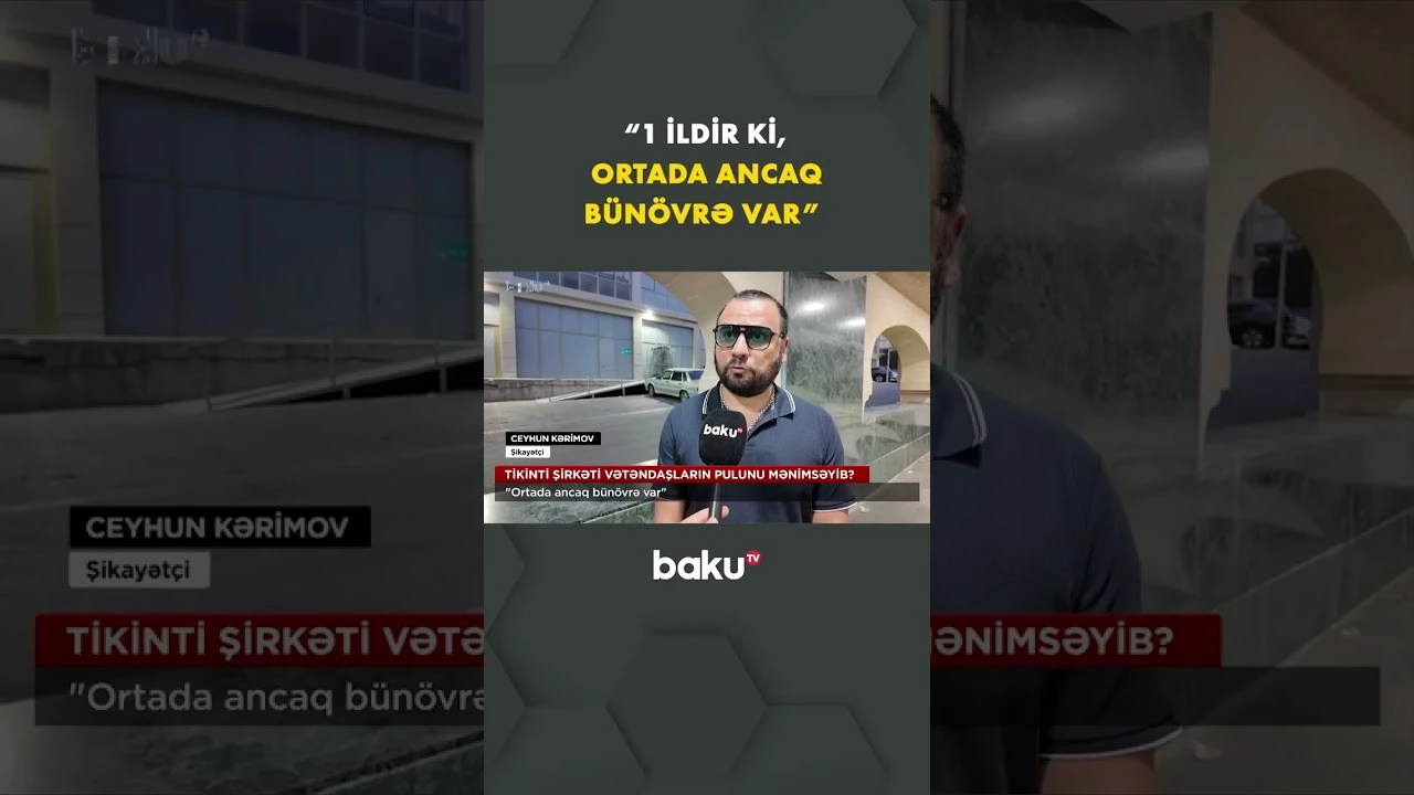 Ev aldılar, amma çöldə qaldılar... - Baku TV