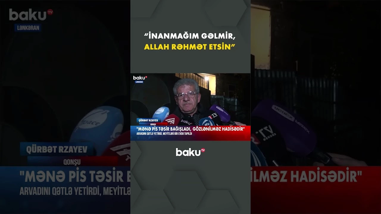 Lənkərandakı qandonduran hadisənin detalları - Baku TV