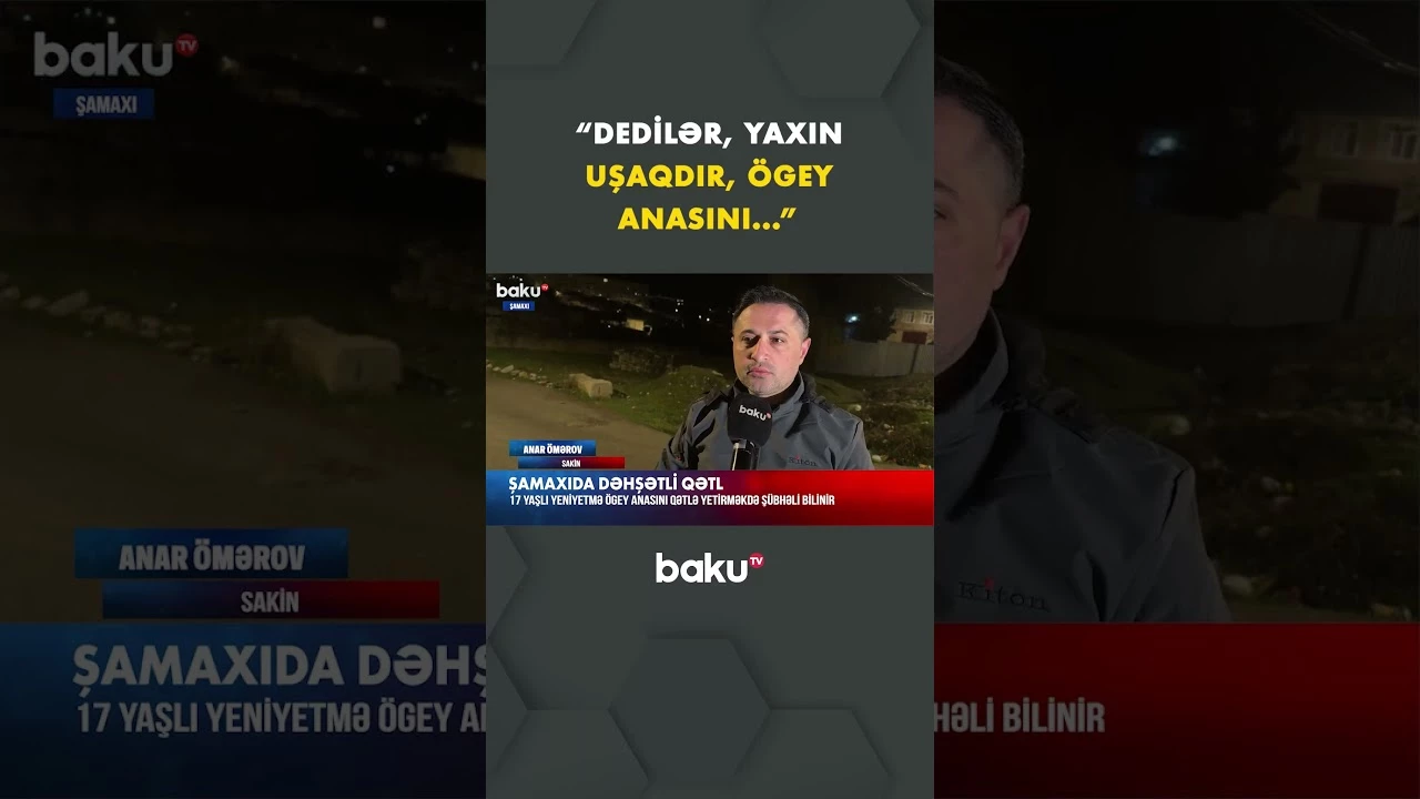 Şamaxıda qandonduran hadisə - Baku TV