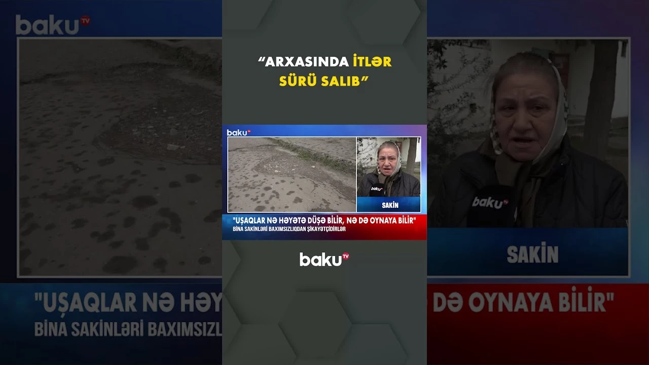 Bina sakinləri nədən narahatdır? - Baku TV
