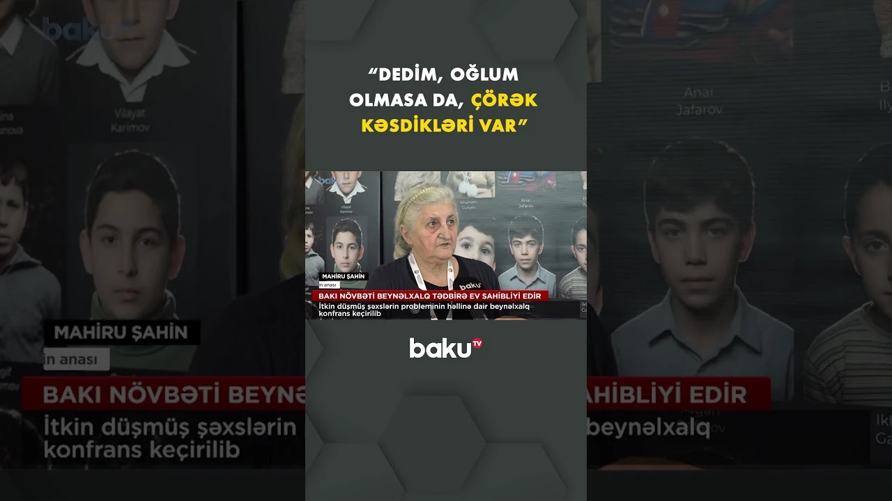 İtkin düşən şəxsin anasından duyğulandıran açıqlama - Baku TV